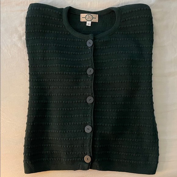 VTG J Jill - forest green button up - small - Picture 5 of 6